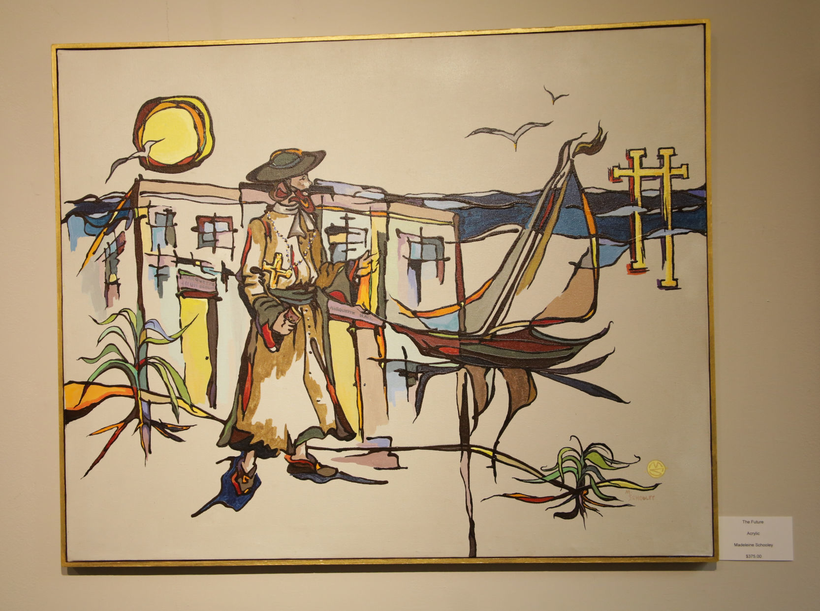 Opening for the Visions art exhibit at the Southern Shore Gallery